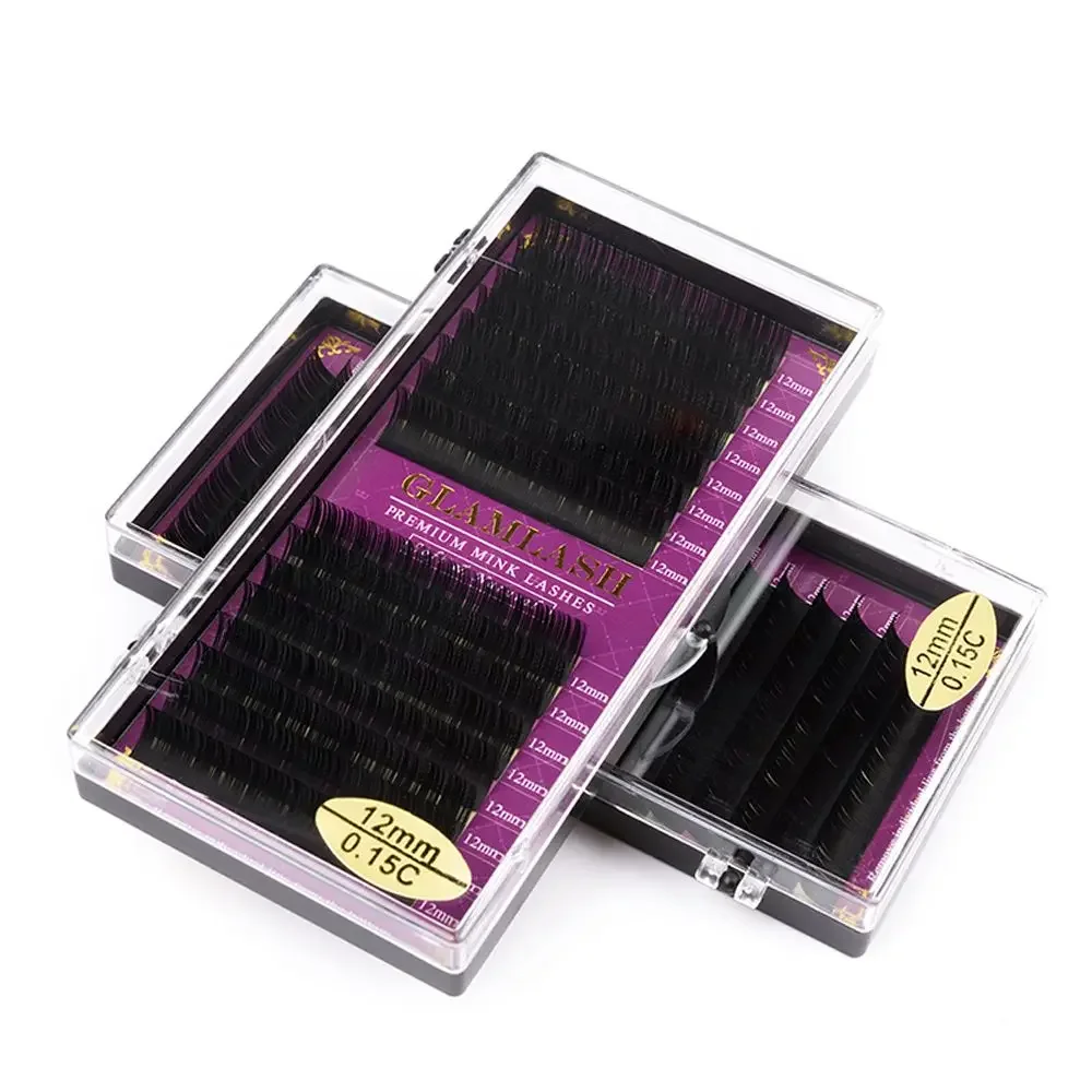 GLAMLASH Wholesale 16Rows BCCC - Eyelash Extension C Curl ulasan dan harga