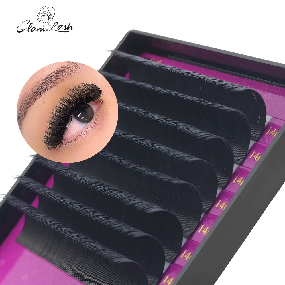 GLAMLASH Wholesale 16Rows BCCC - Eyelash Extension C Curl ulasan dan harga