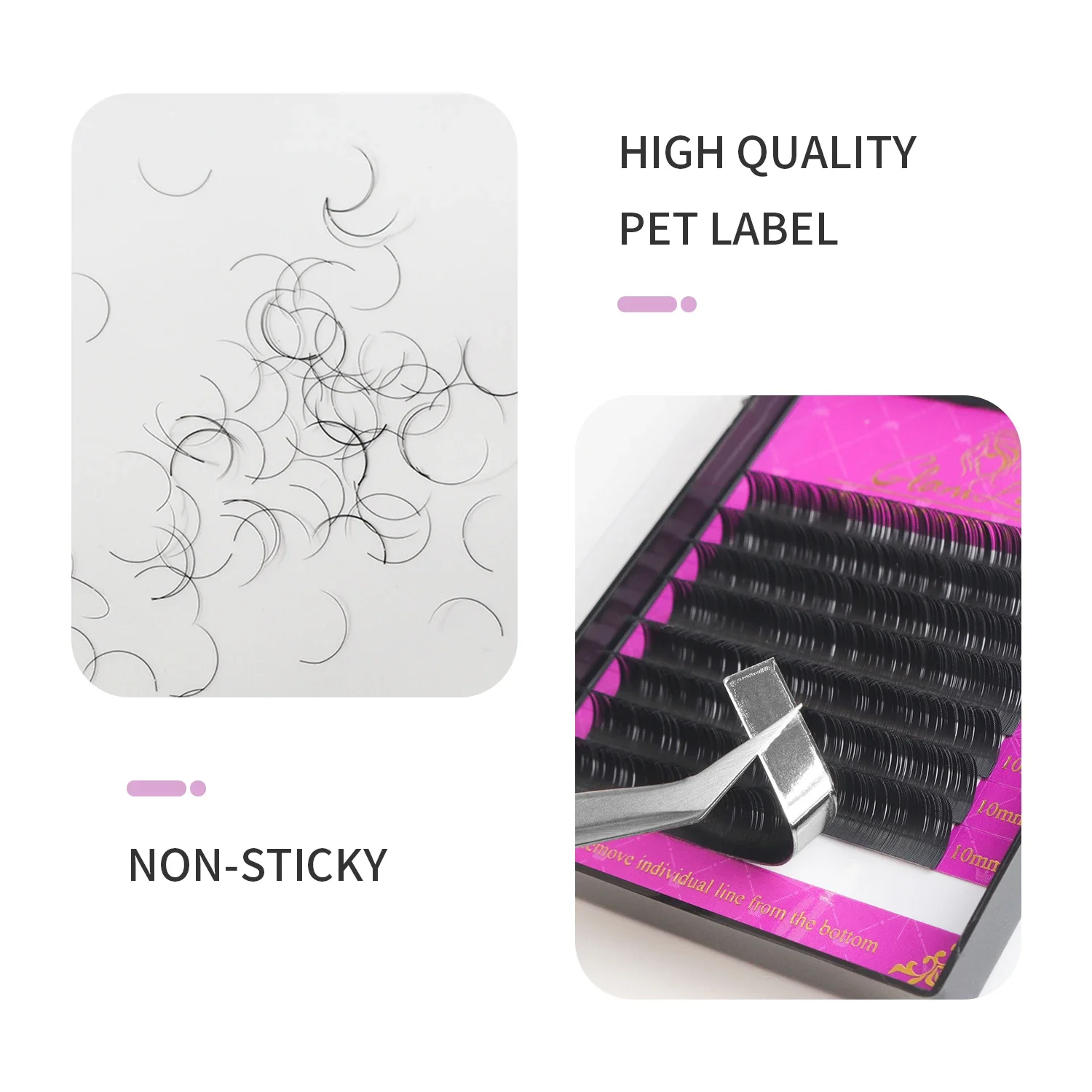 GLAMLASH Wholesale 16Rows BCCC - Eyelash Extension C Curl ulasan dan harga