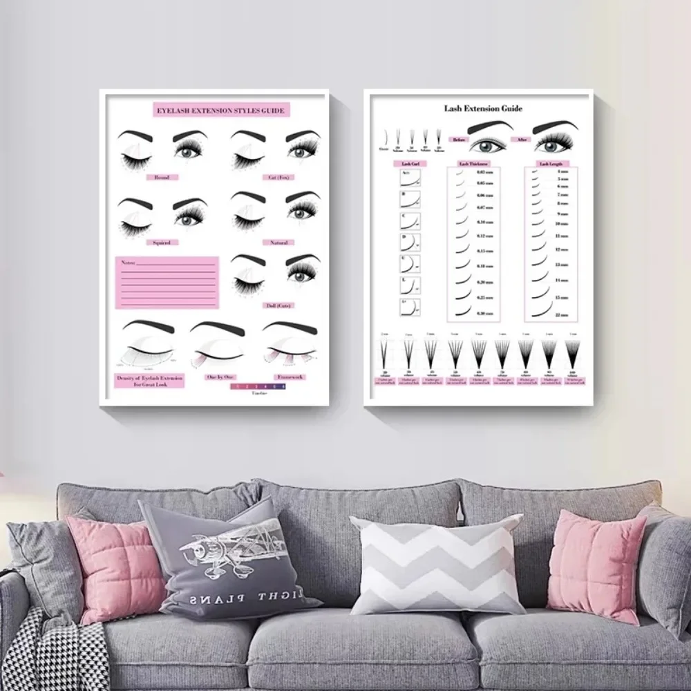 Canvas Painting HD Print Wall  - Eyelash Extensions ulasan dan harga