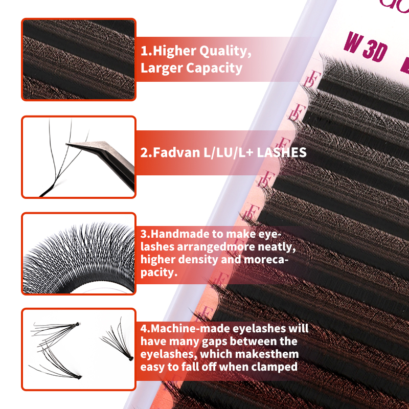 FADVAN 3D Lashes W Shaped Eyel - Lash Fan Volume ulasan dan harga