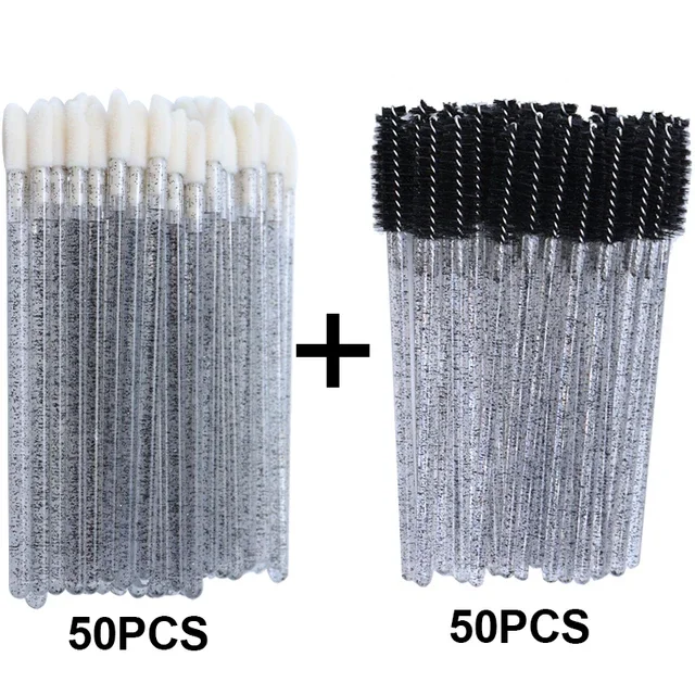 Wands Mascara Brushes Lip 50/1 - Eyelash Extension Wholesale ulasan dan harga
