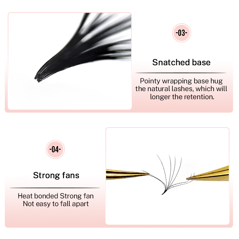 500 Premade Loose Lashes Pro M - Eyelash Extension For Asian Eyes ulasan dan harga