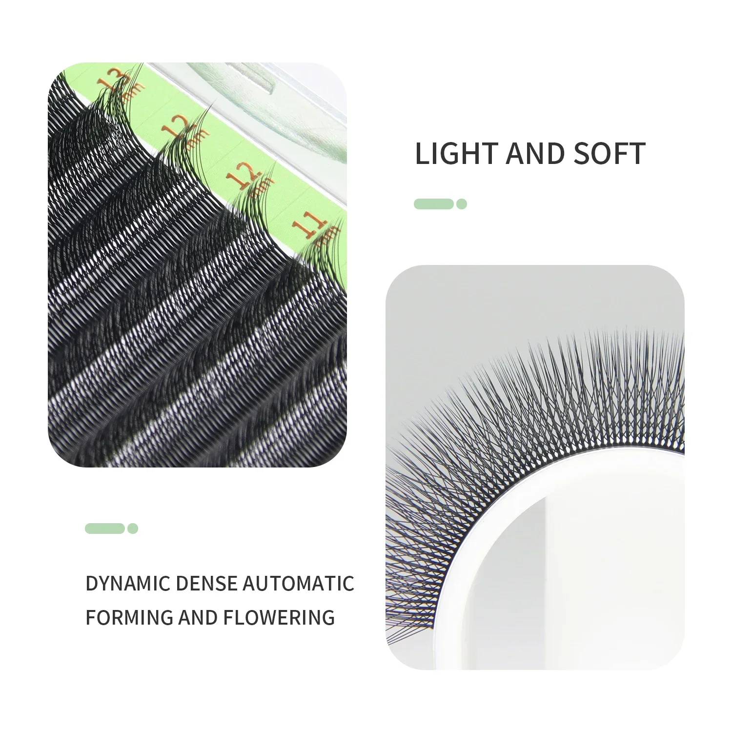 GLAMLASH 3D W Three-Core Shape - Eyelash Extension For Asian Eyes ulasan dan harga