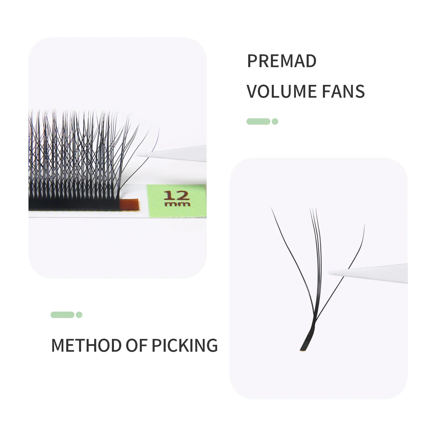 GLAMLASH 3D W Three-Core Shape - Eyelash Extension For Asian Eyes ulasan dan harga
