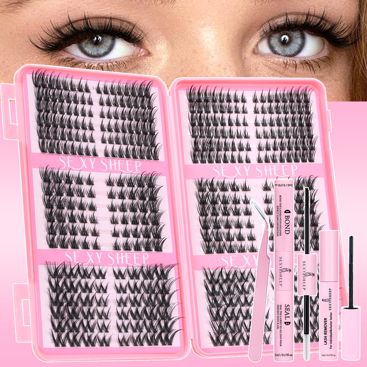Eyelash Clusters Kit Cat Lashe - Eyelash Extension For Asian Eyes ulasan dan harga