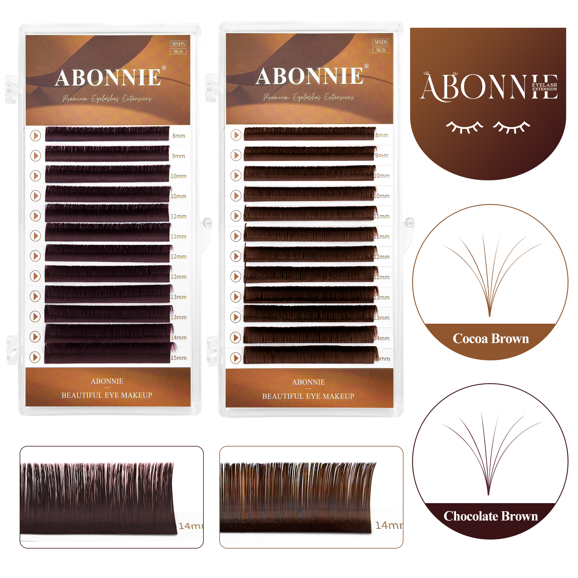 ABONNIE Cashmere Cocoa Chocola - Lash Fan Volume ulasan dan harga
