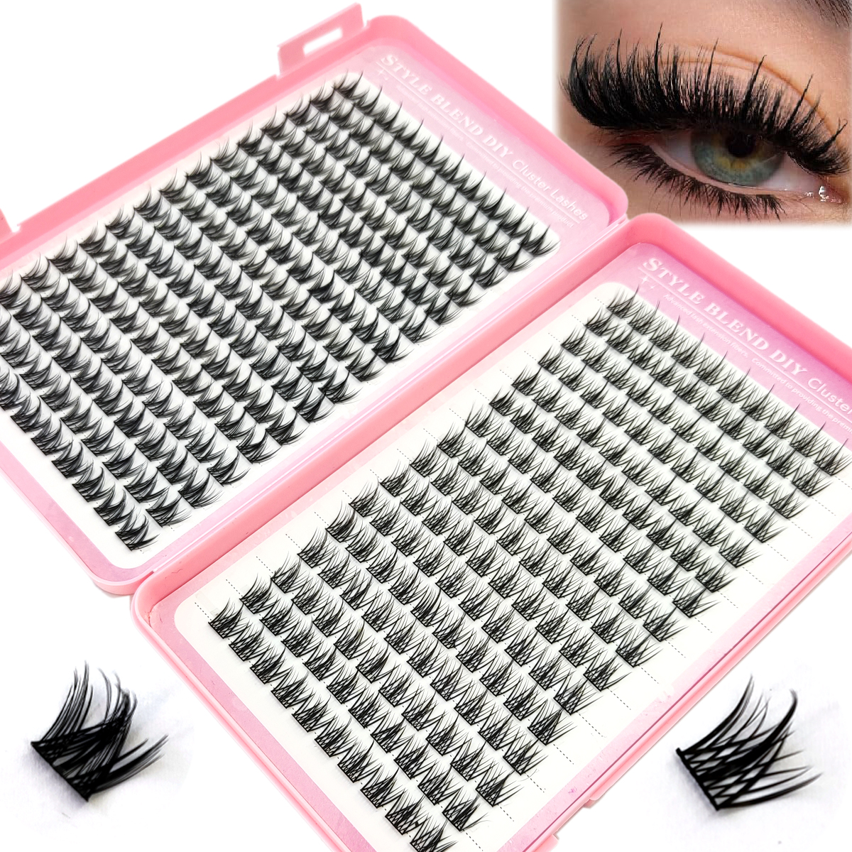 Sharp eyelash clusters, disper - Eyelash Extension Anime Style ulasan dan harga