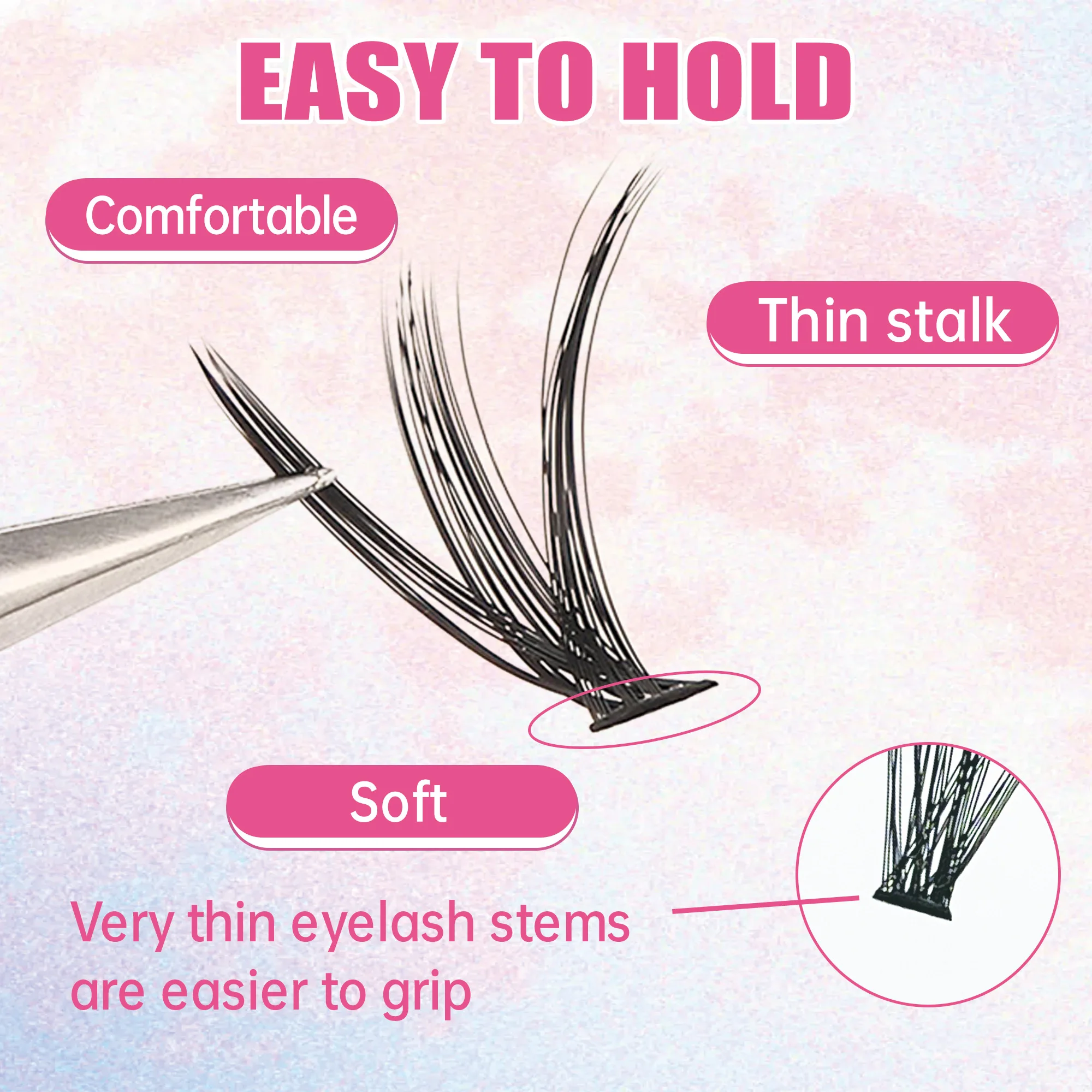 Eyelashes 200 PCS Clusters Las - Eyelash Extension Equipment ulasan dan harga