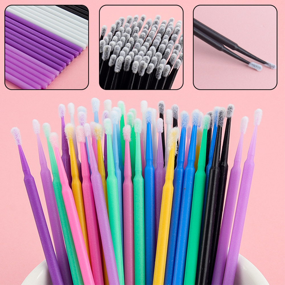500/1000PCS Micro Brushes Eyel - Eyelash Extension Vendor ulasan dan harga
