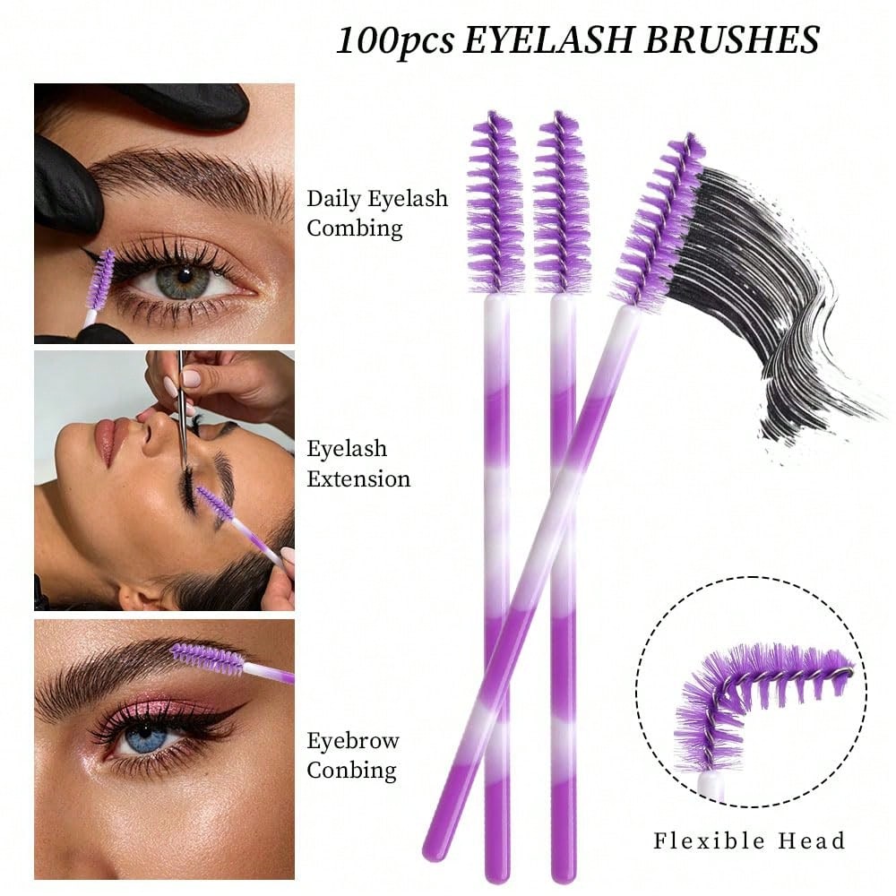 300 Pack Disposable Spoolies B - Eyelash Extensions ulasan dan harga