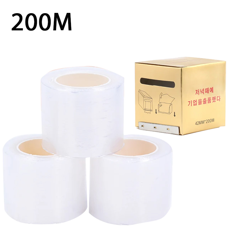 200m Transparent Makeup Film L - Eyelash Extension Examples ulasan dan harga