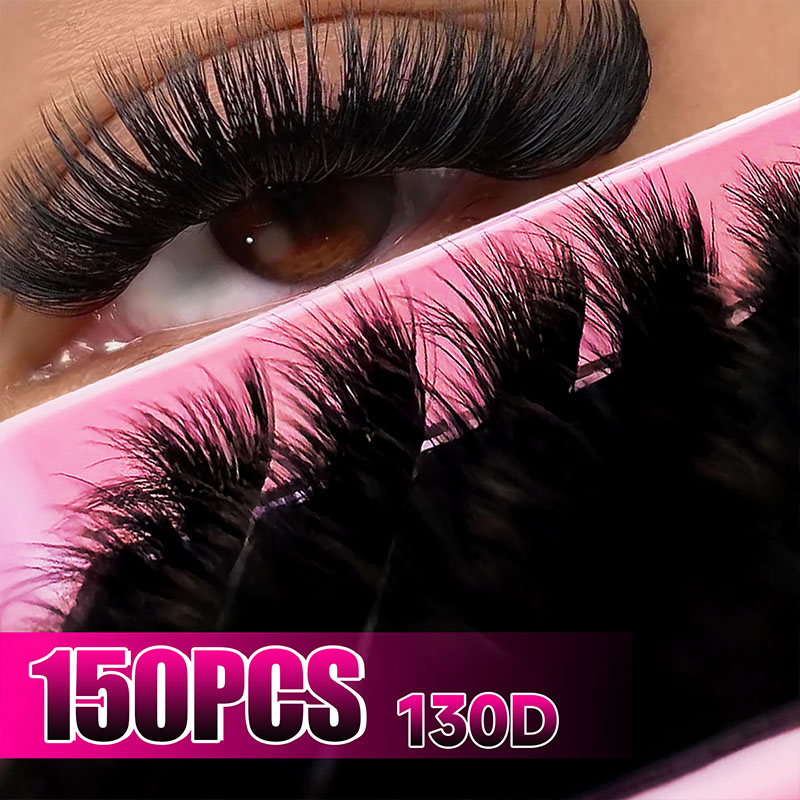 150 Pcs Lash Clusters 130D Clu - Eyelash Extension Anime Style ulasan dan harga