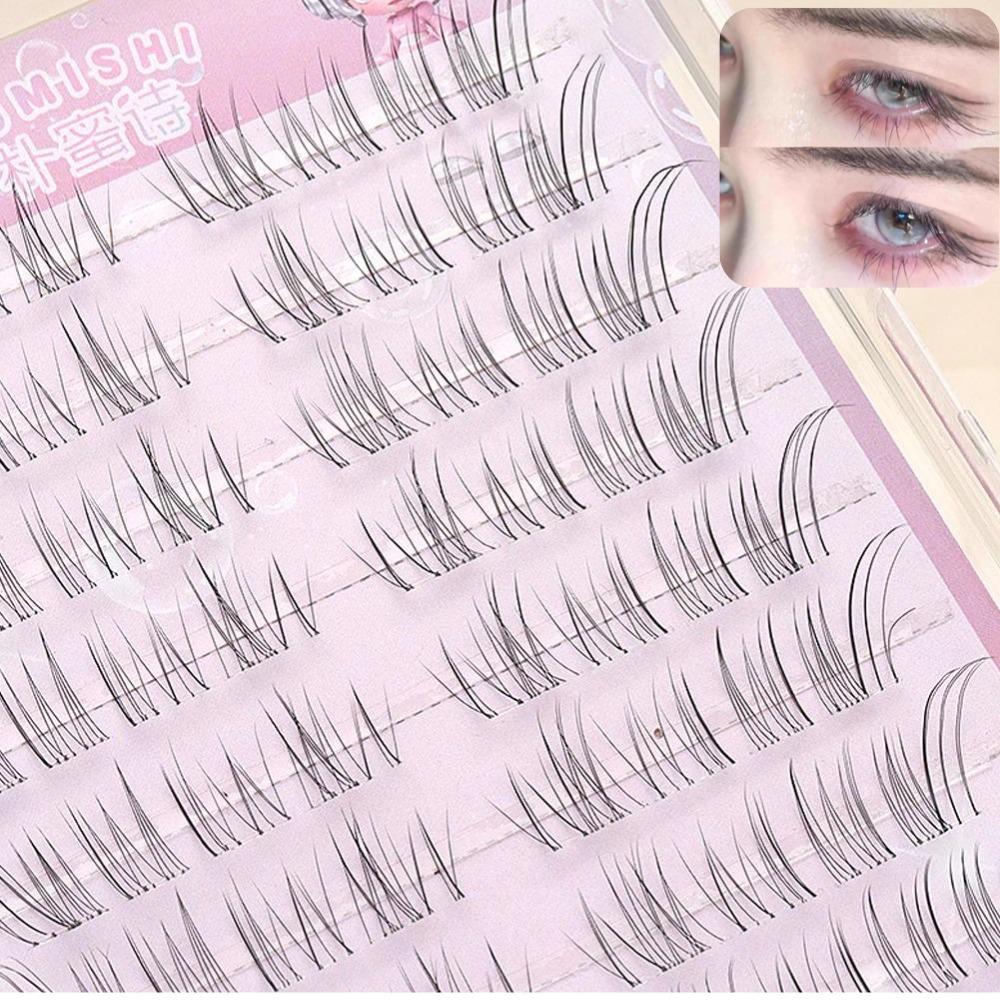 10 Rows Fox-style False Eyelas - Eyelash Extension Anime Style ulasan dan harga