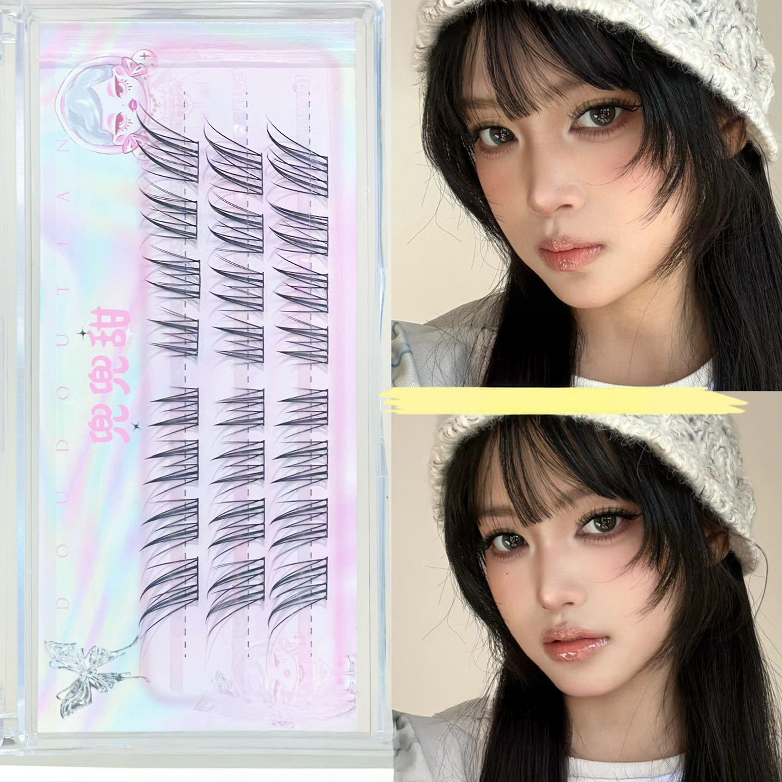 3/10 Rows Soft Individual Anim - Eyelash Extension Anime Style ulasan dan harga