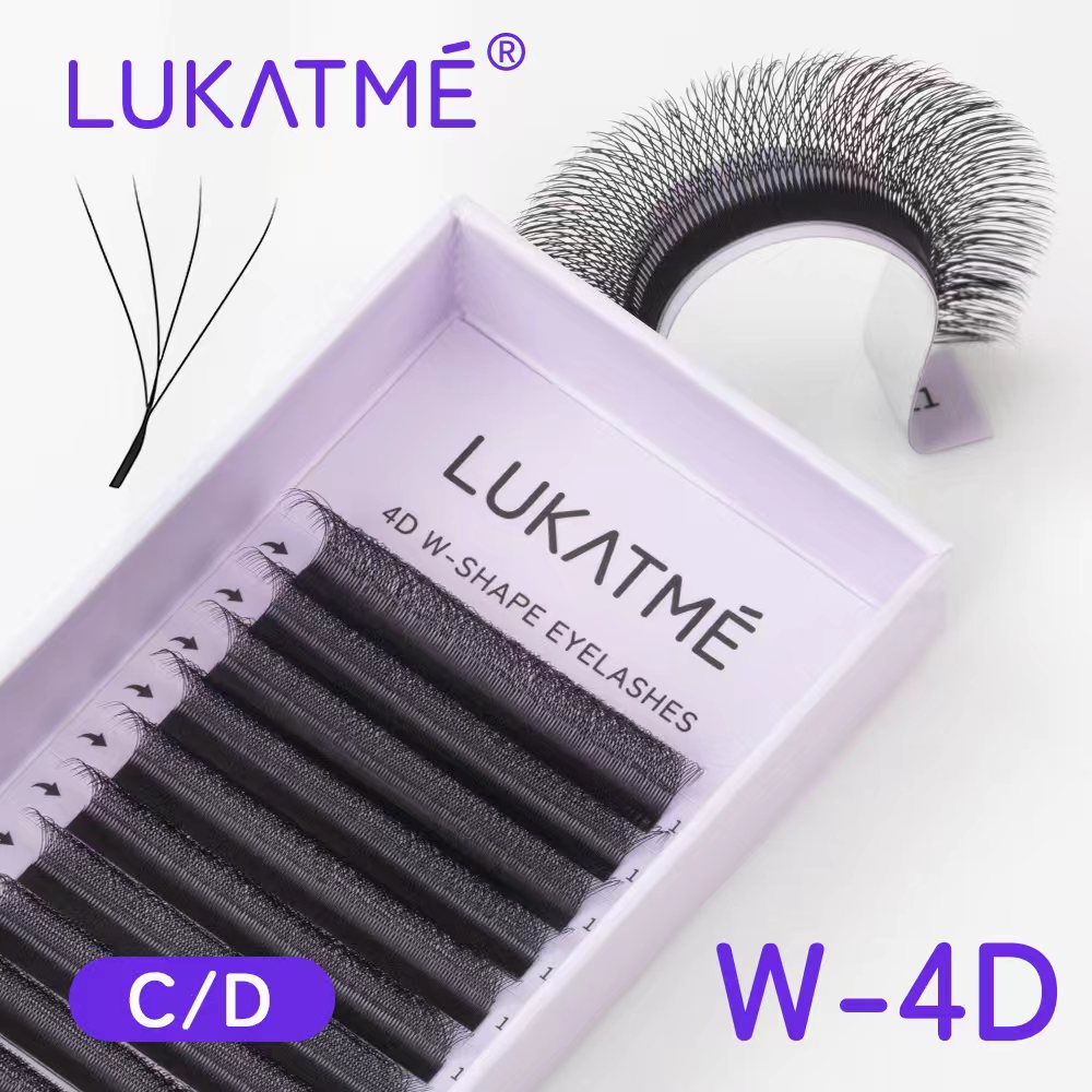 LUKATME 4D W Lashes C/D Curl 8 - Eyelash Extension C Curl ulasan dan harga