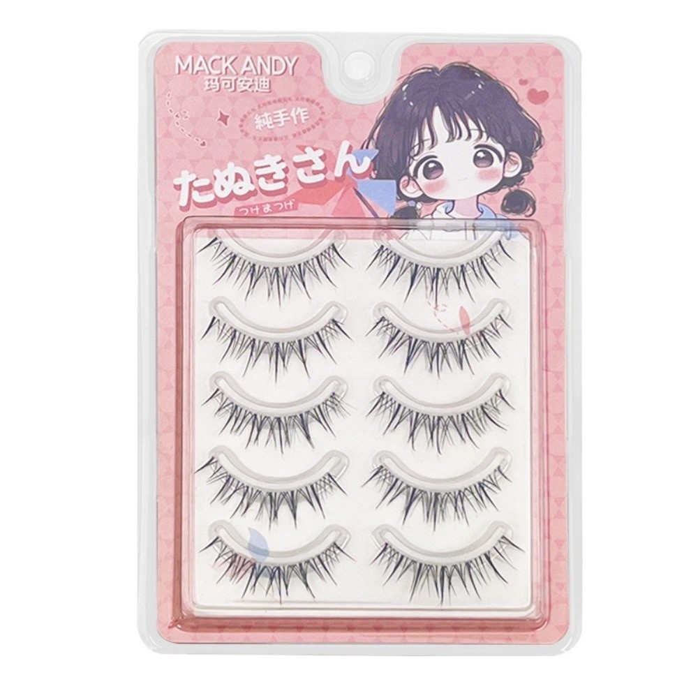 Black Anime Cartoon False Eyel - Eyelash Extension Anime Style ulasan dan harga