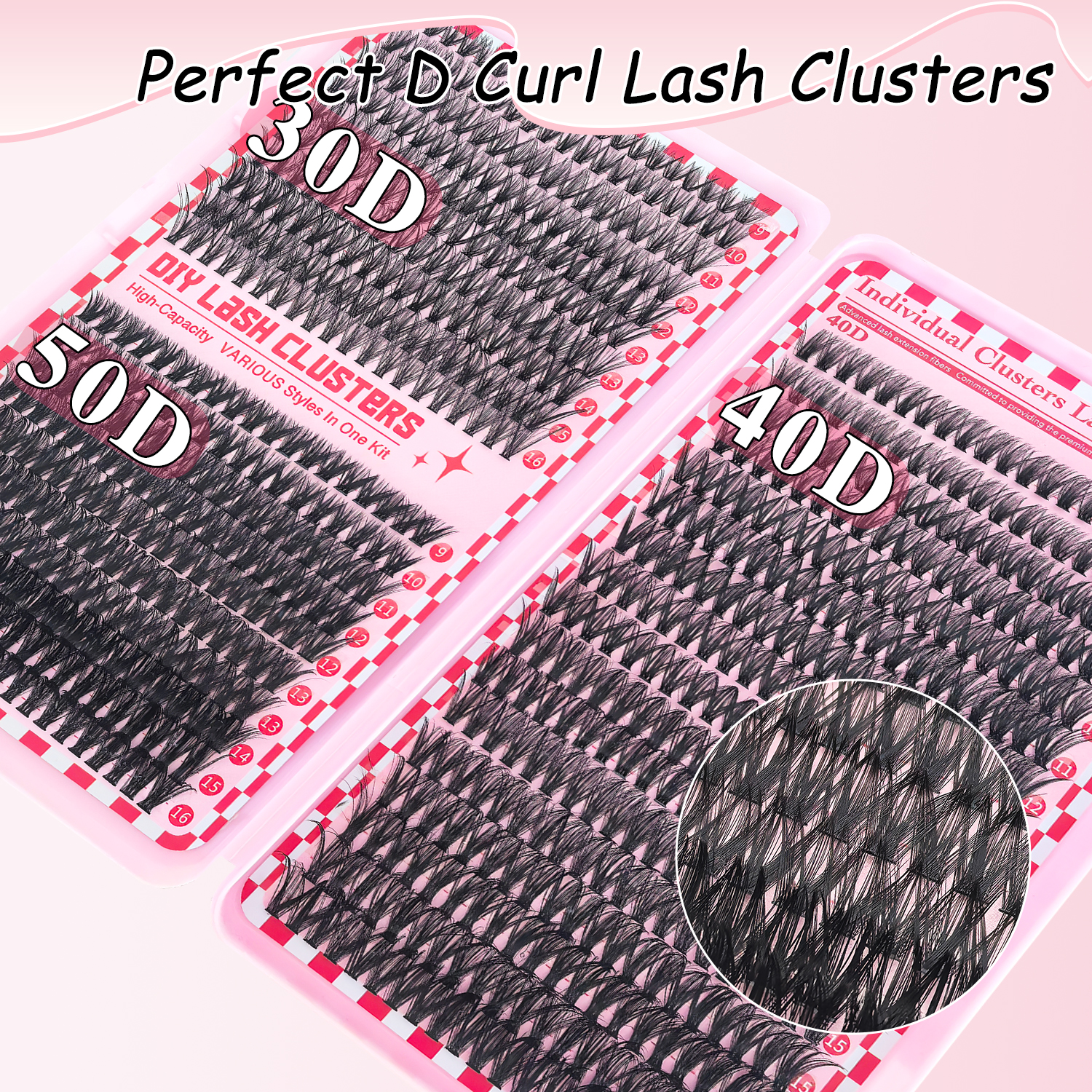 30D40D50D80D DIY Eyelash Exten - Eyelash Extension Single Lash ulasan dan harga