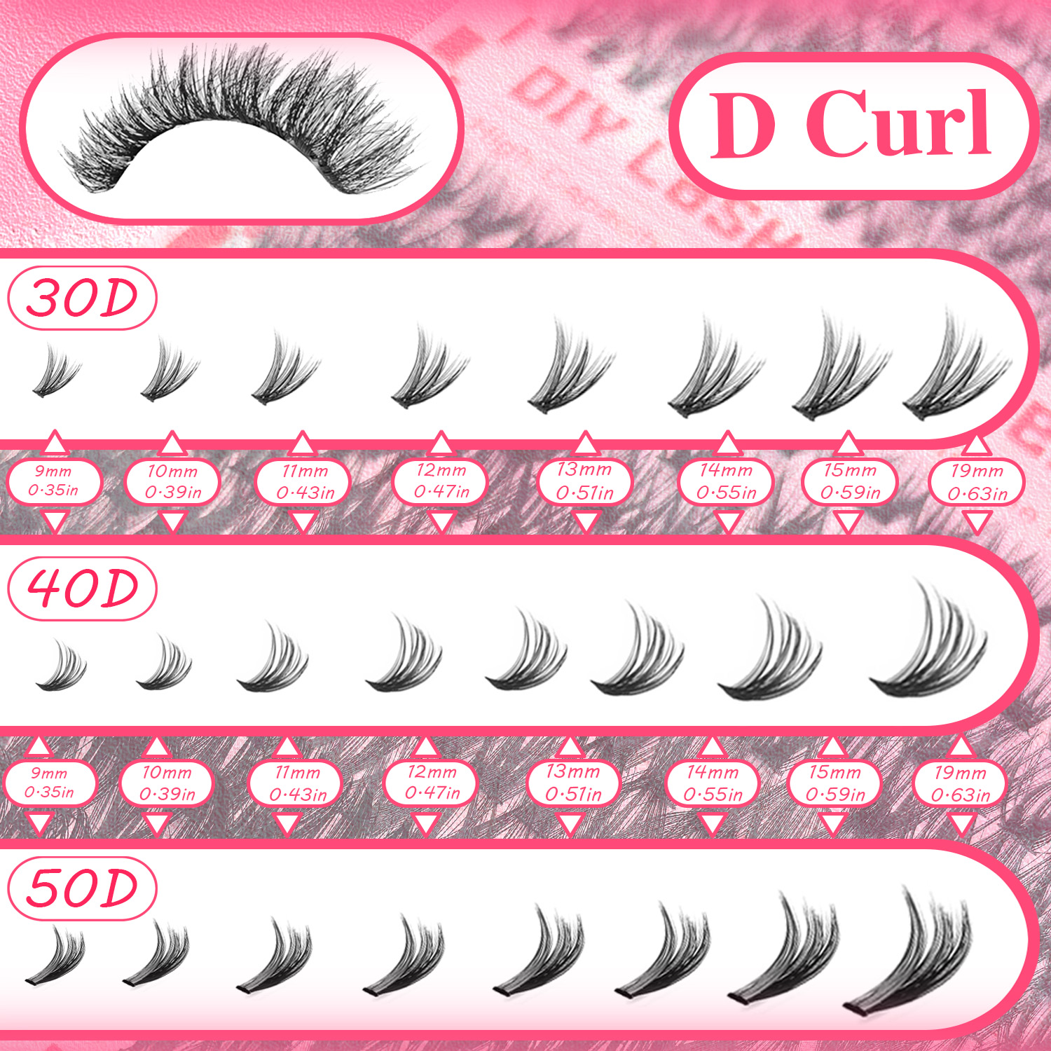 30D40D50D80D DIY Eyelash Exten - Eyelash Extension Single Lash ulasan dan harga