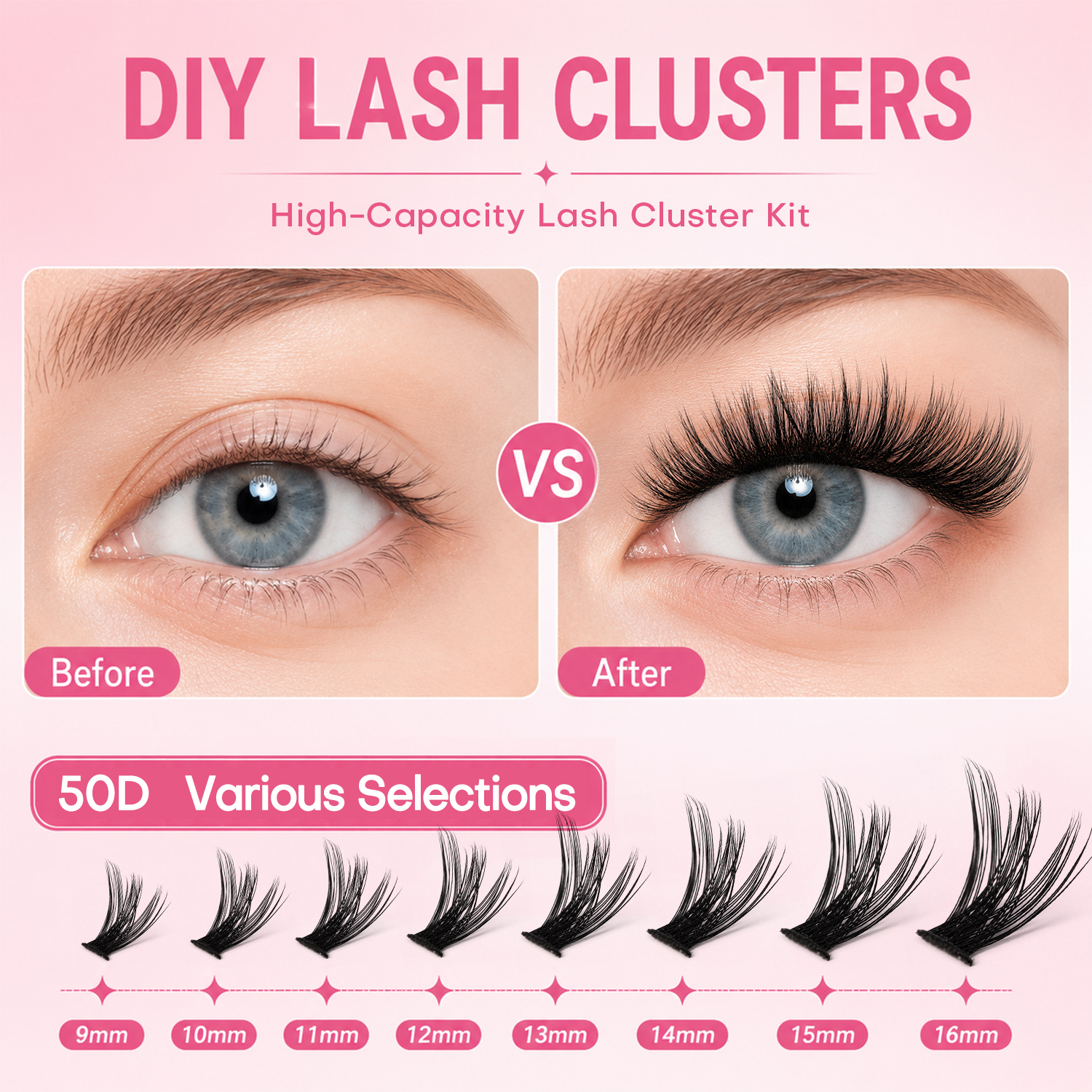 30D40D50D80D DIY Eyelash Exten - Eyelash Extension Single Lash ulasan dan harga