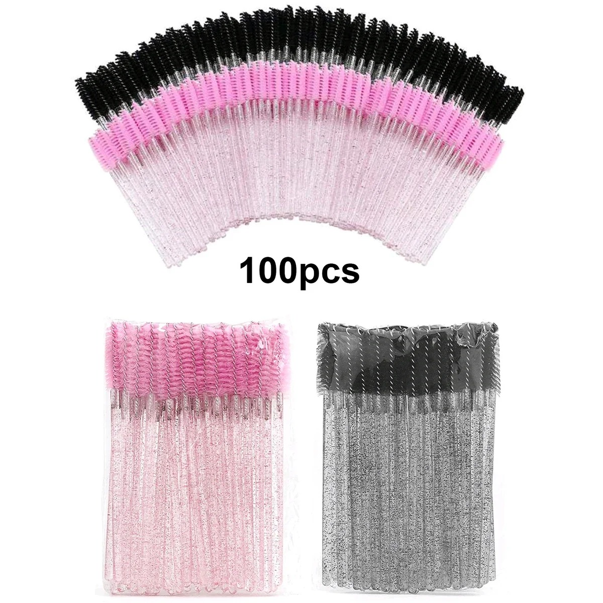 Wholesale 100PCS Mascara Spool - Eyelash Extension Wholesale ulasan dan harga
