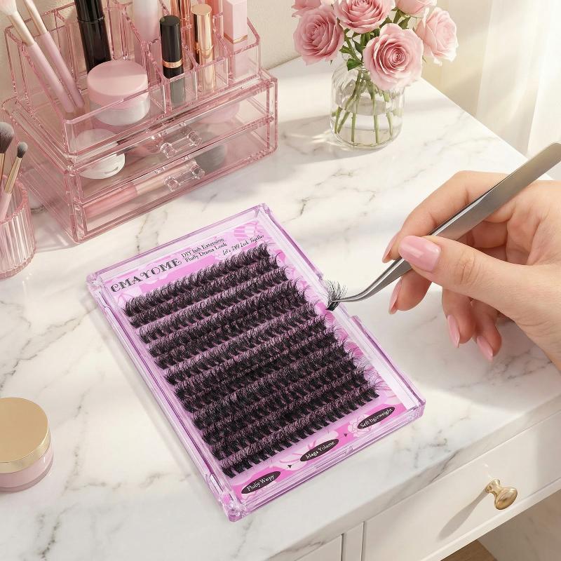 Wispy D Curl Cluster Lashes 14 - Eyelash Extension Vendor ulasan dan harga