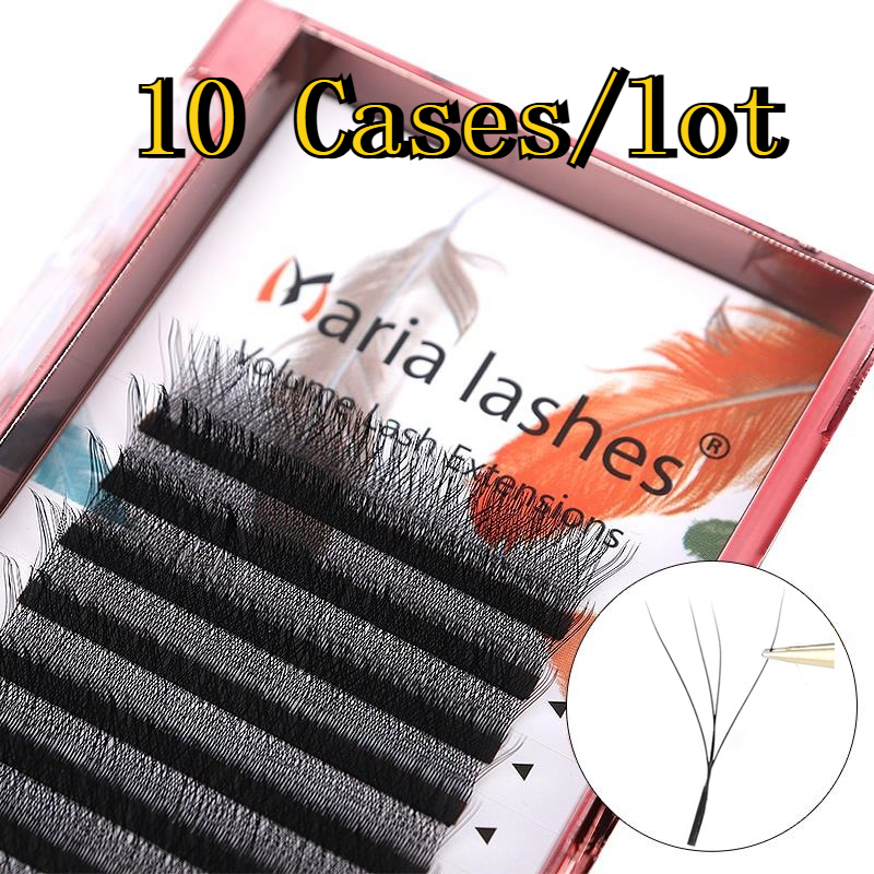 MARIA 10 Cases 4D W Shaped Bea - Eyelash Extension Logo ulasan dan harga