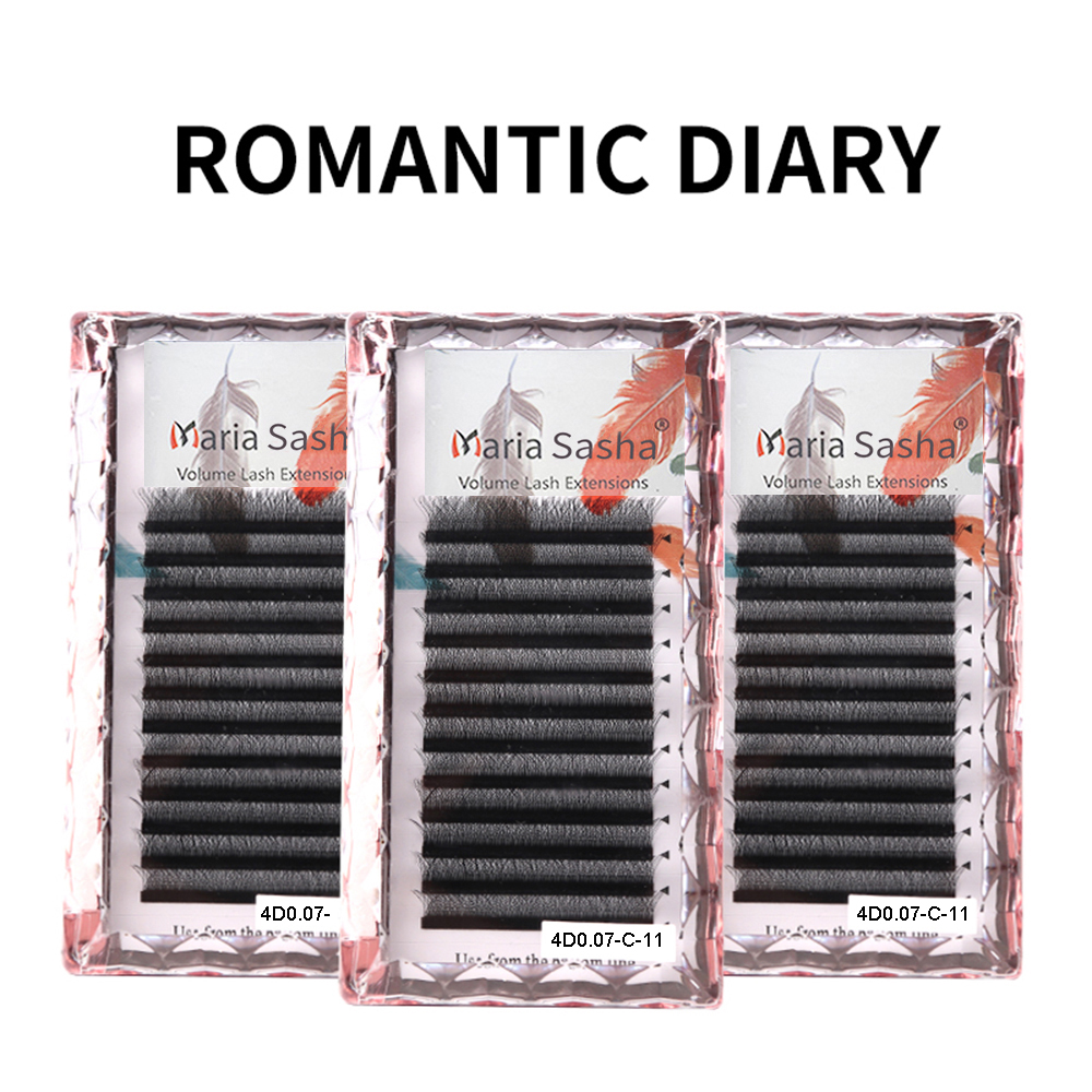 MARIA 10 Cases 4D W Shaped Bea - Eyelash Extension Logo ulasan dan harga