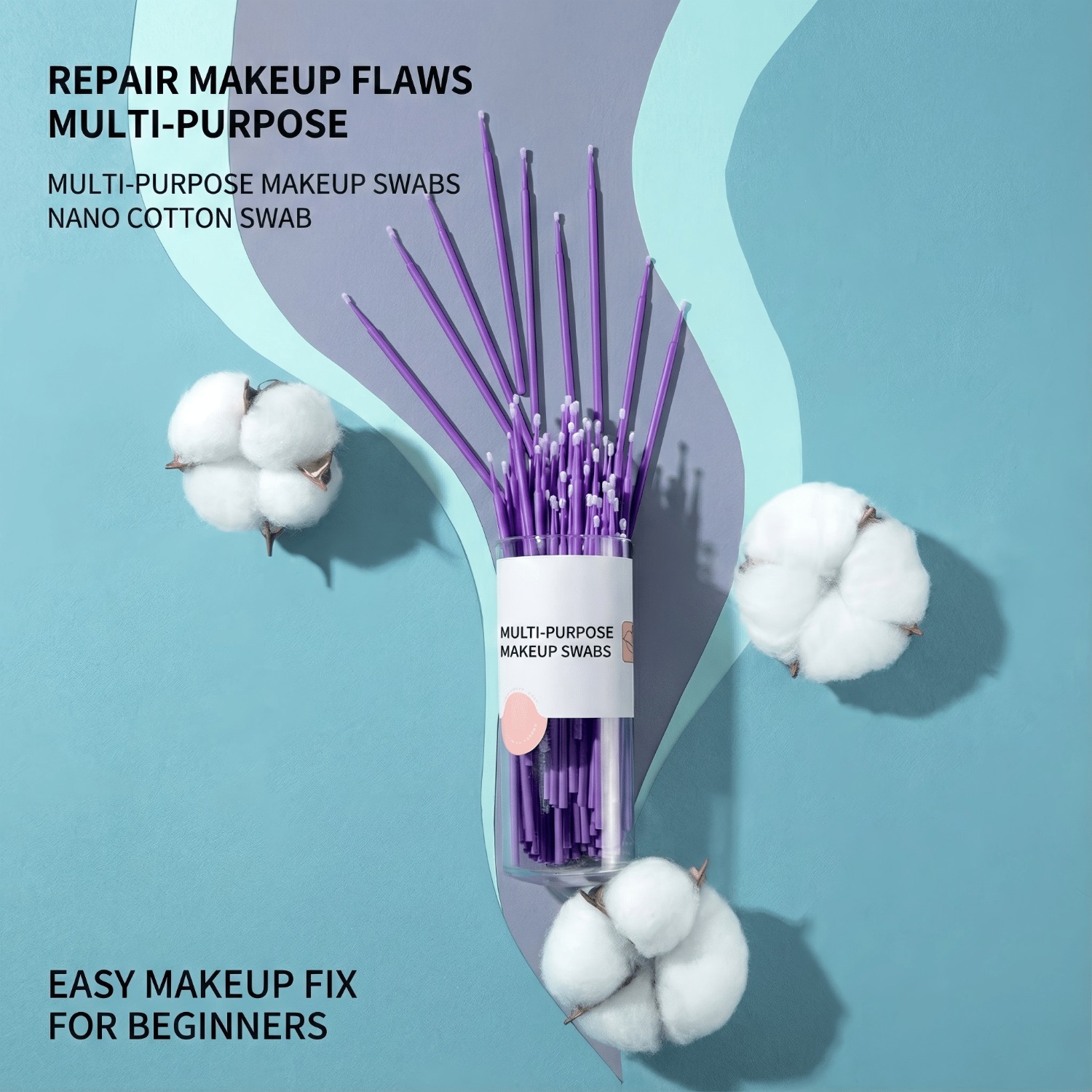 100Pcs Purple Micro Brushes Po - Eyelash Extensions ulasan dan harga