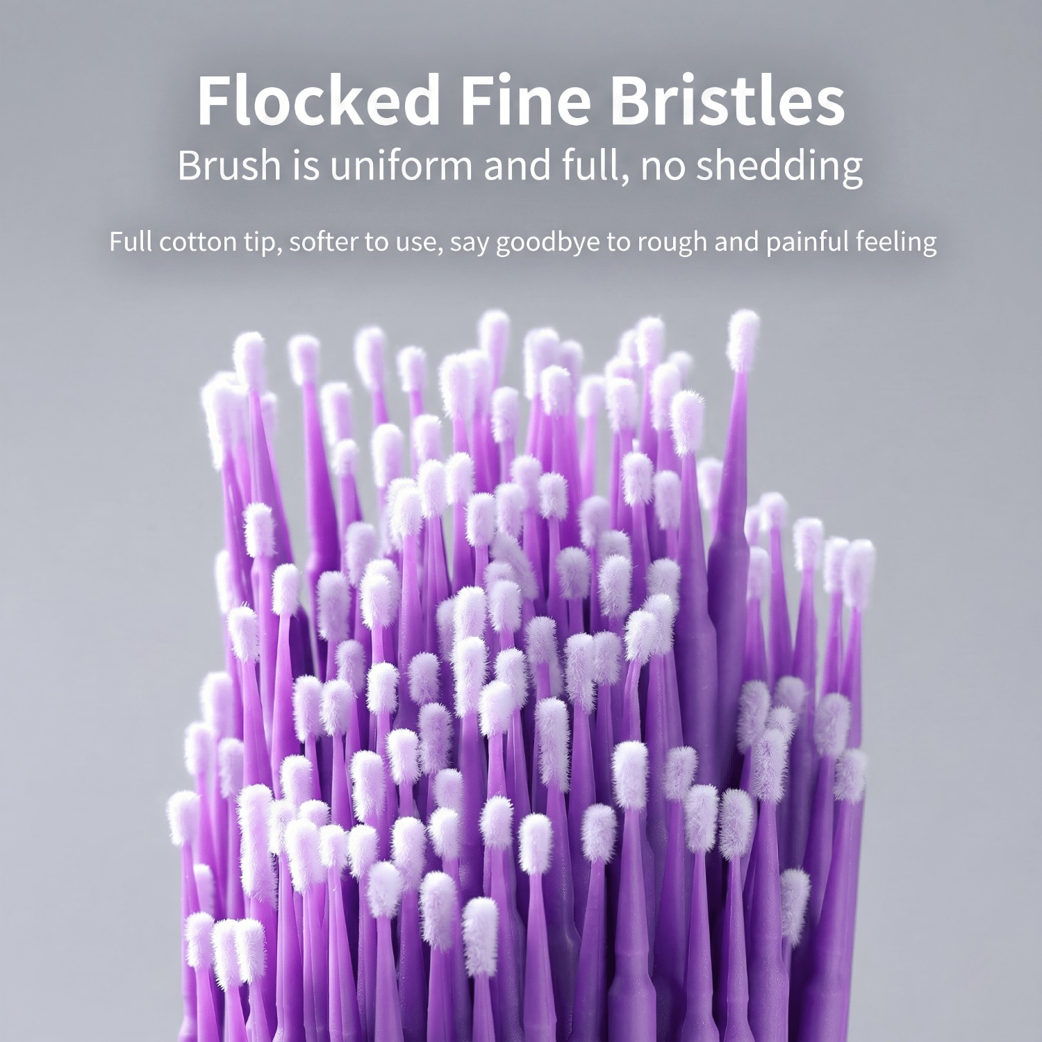 100Pcs Purple Micro Brushes Po - Eyelash Extensions ulasan dan harga