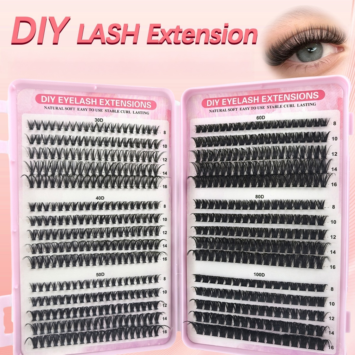 1 Box Eyelash Book - DIY Natur - Eyelash Extension Anime Style ulasan dan harga