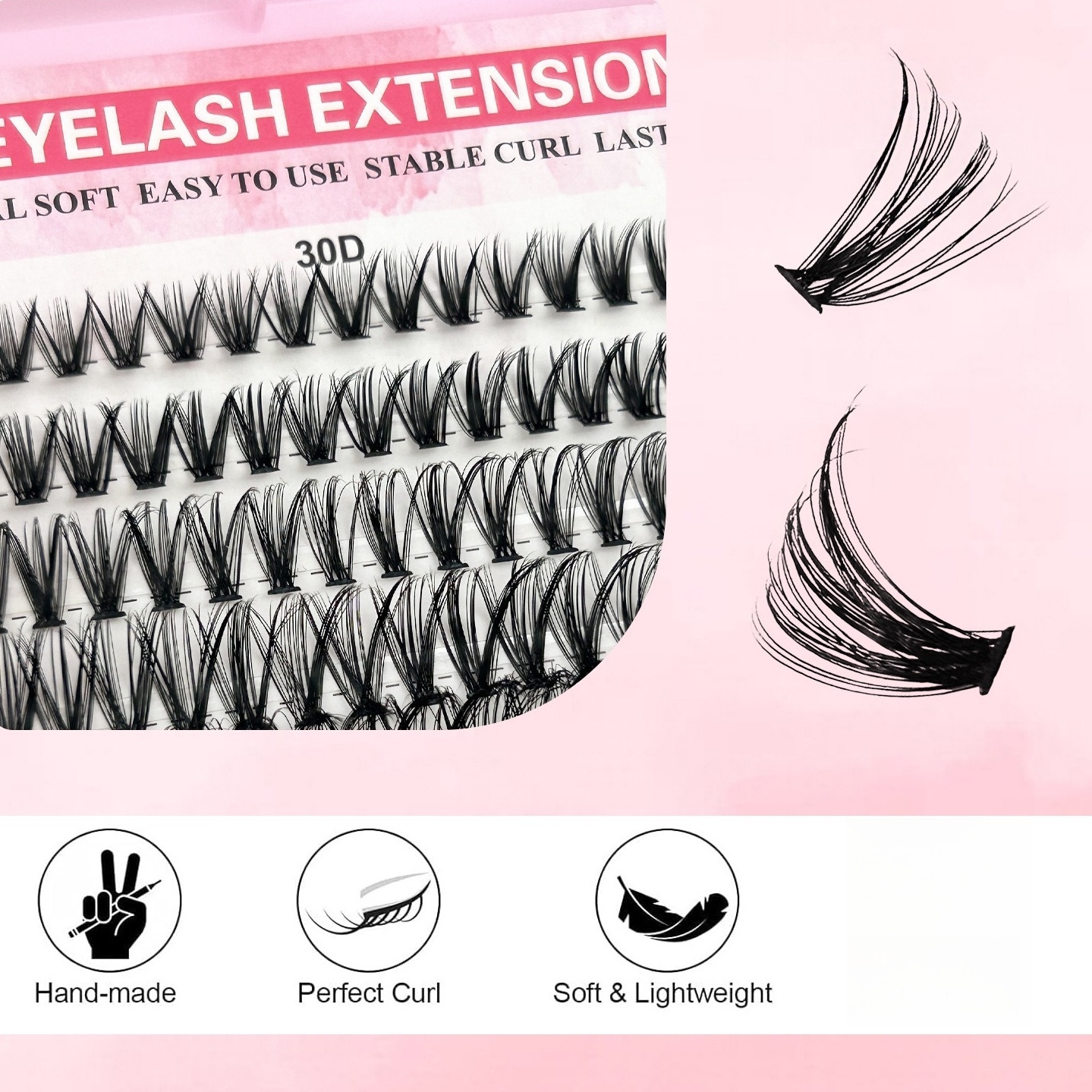 1 Box Eyelash Book - DIY Natur - Eyelash Extension Anime Style ulasan dan harga