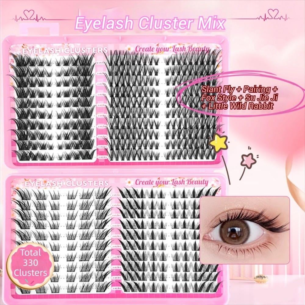 Fashion Natural Look False Eye - Eyelash Extension C Curl ulasan dan harga