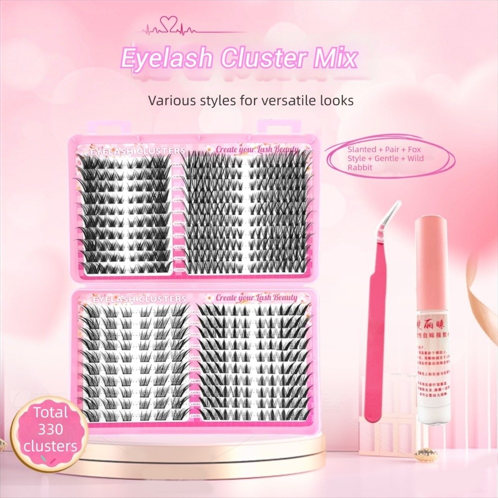 Fashion Natural Look False Eye - Eyelash Extension C Curl ulasan dan harga