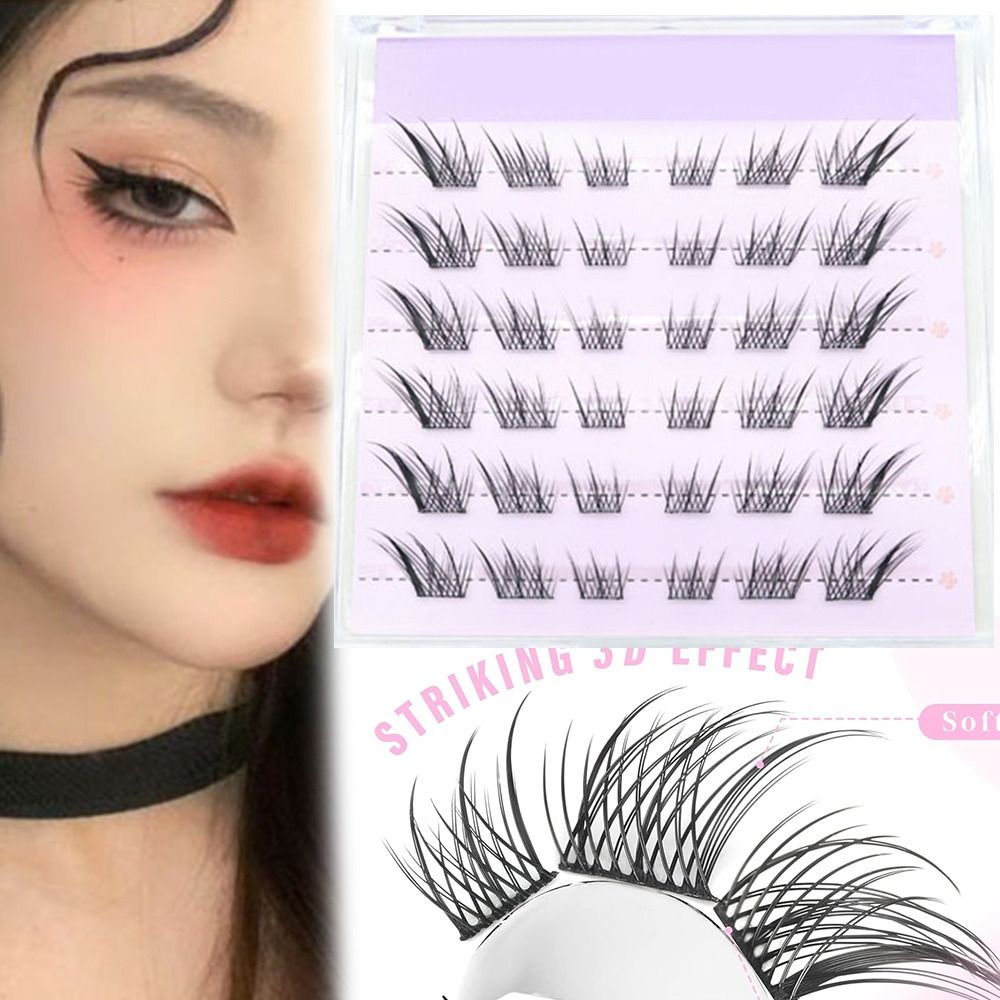 New 3D Cat Eye Self Adhesive L - Eyelash Extension C Curl ulasan dan harga
