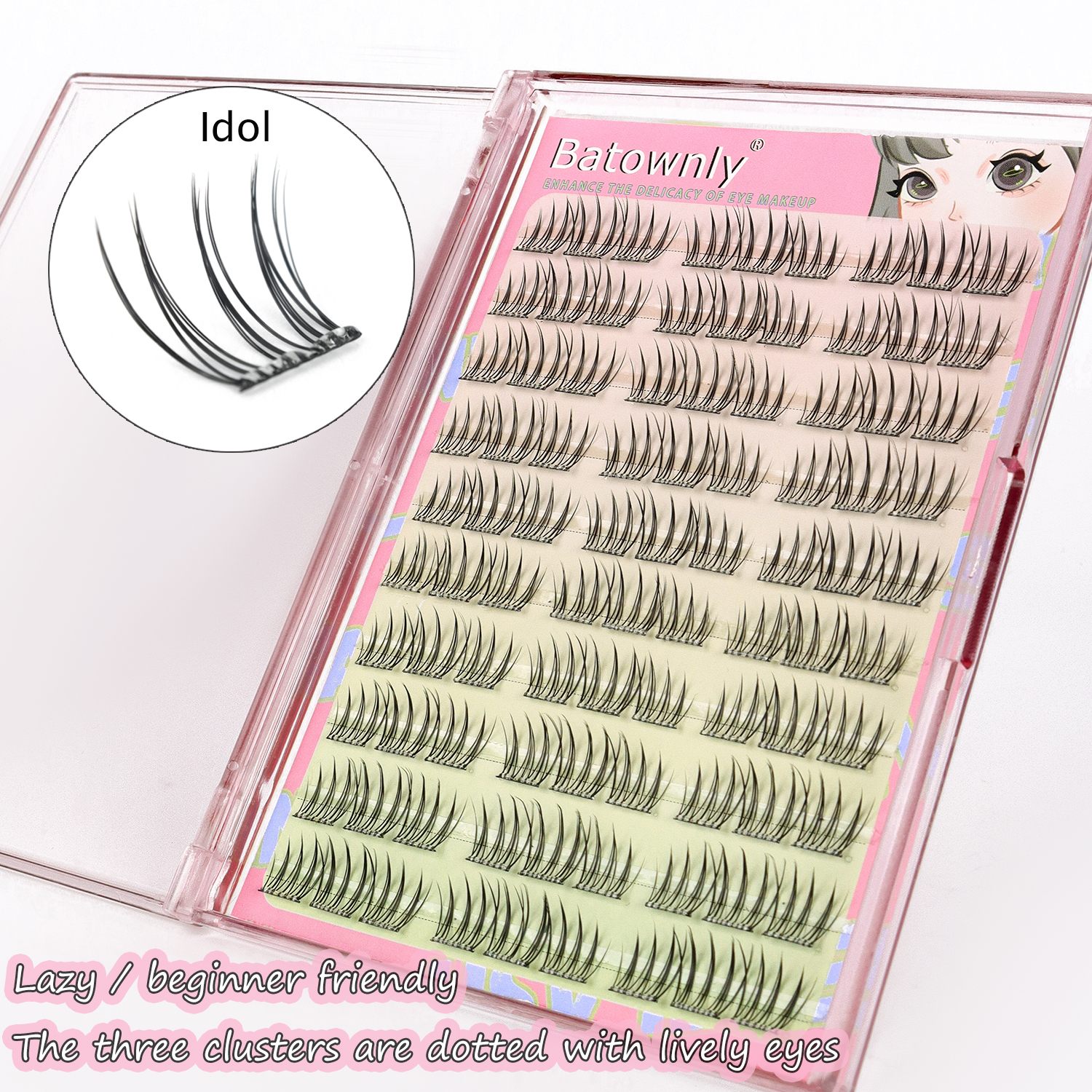 90 Pcs Self-adhesive Eyelash C - Eyelash Extension Single Lash ulasan dan harga